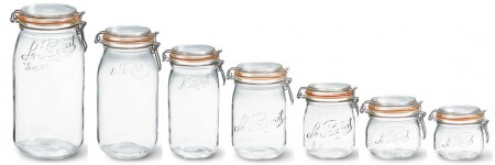 Une large gamme de gabarits de bocaux Le Parfait